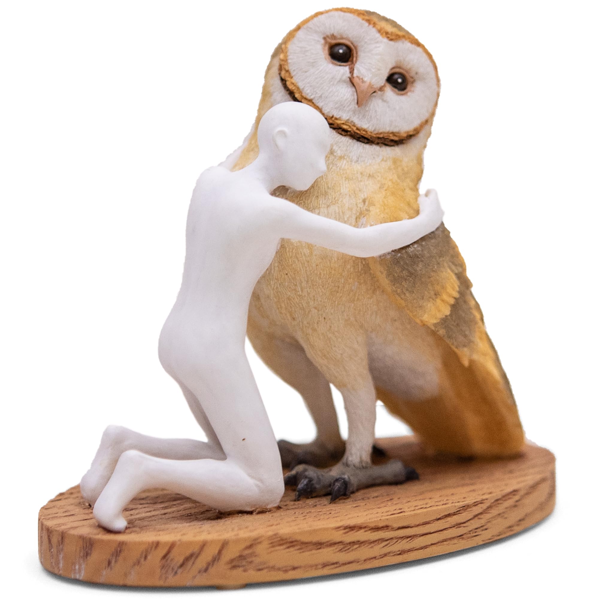 Amazon.com: JARLL Handcrafted Barn Owl and Human Figurine
